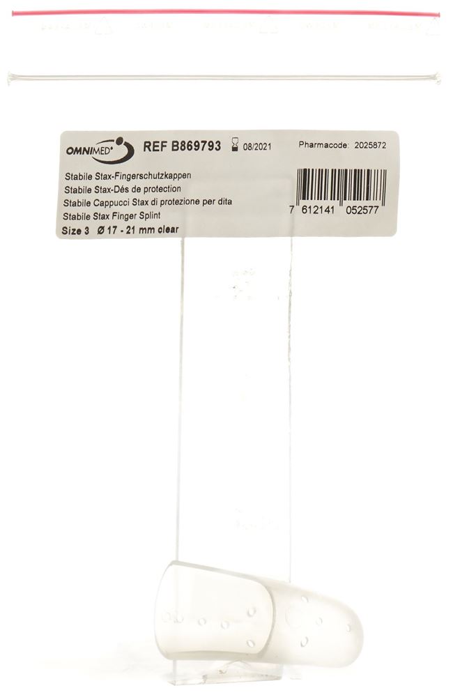 Omnimed Stax-Fingerschutzkappen Gr3 perforiert transparent 1 Stk