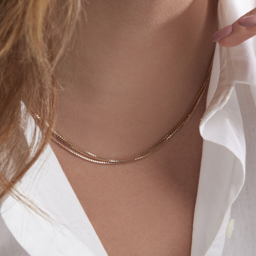 Collier Plaqué Or Jaune Makenna