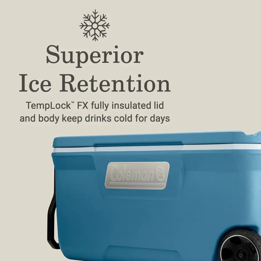 Atlas Series 100-Quart Cooler With Wheels