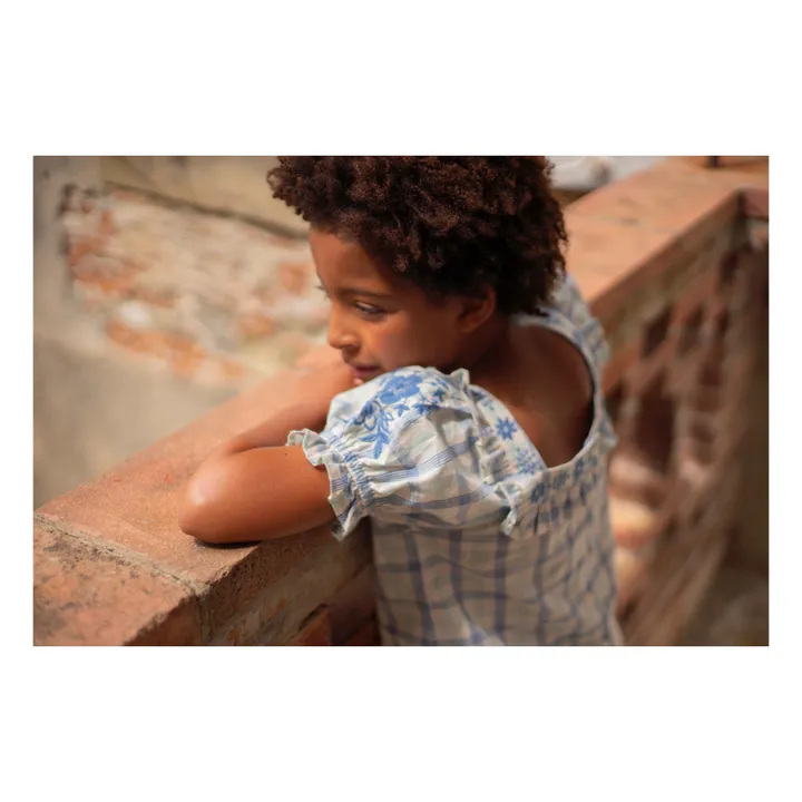 Lali T-shirt + Short Blossom à Carreaux | Peppermint