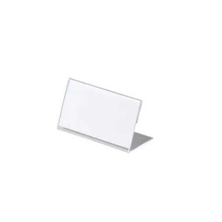 Durable 805519 Tischnamensschild aus Acryl, Einsteckschilder 52?x?100?mm, transparent
