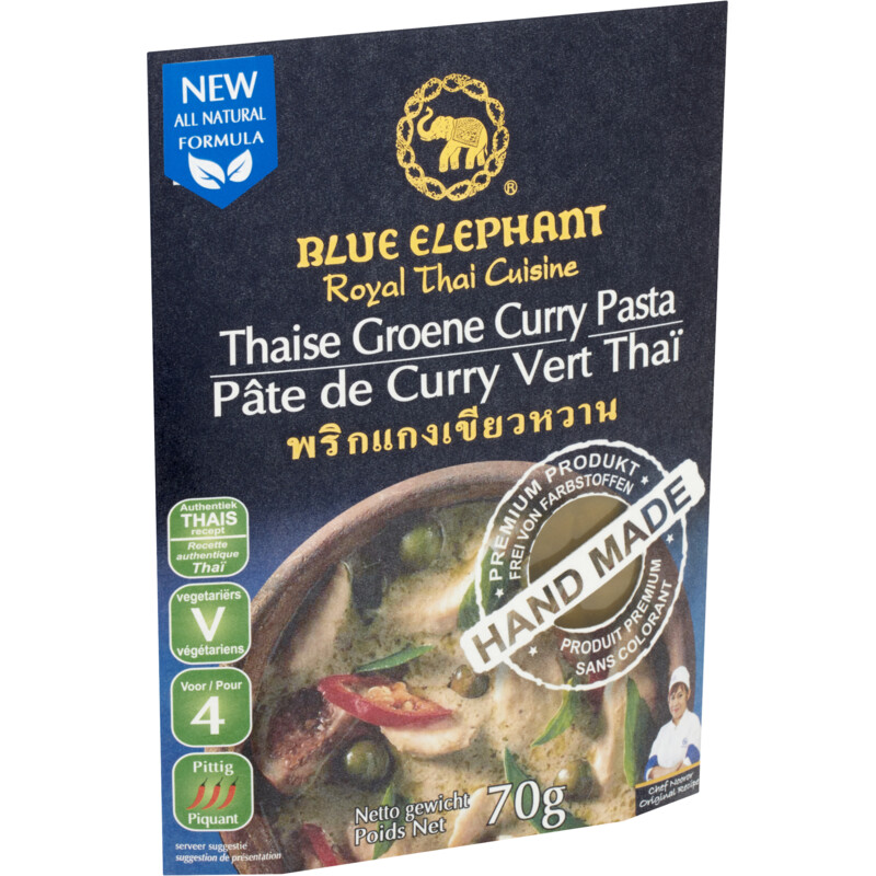 Blue Elephant Thaise groene curry pasta