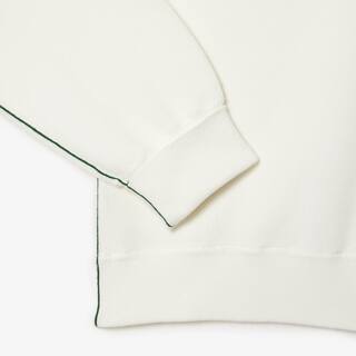 Pull col rond femme Lacoste en coton biologique Pullovers - Blanc - Lacoste - Femme