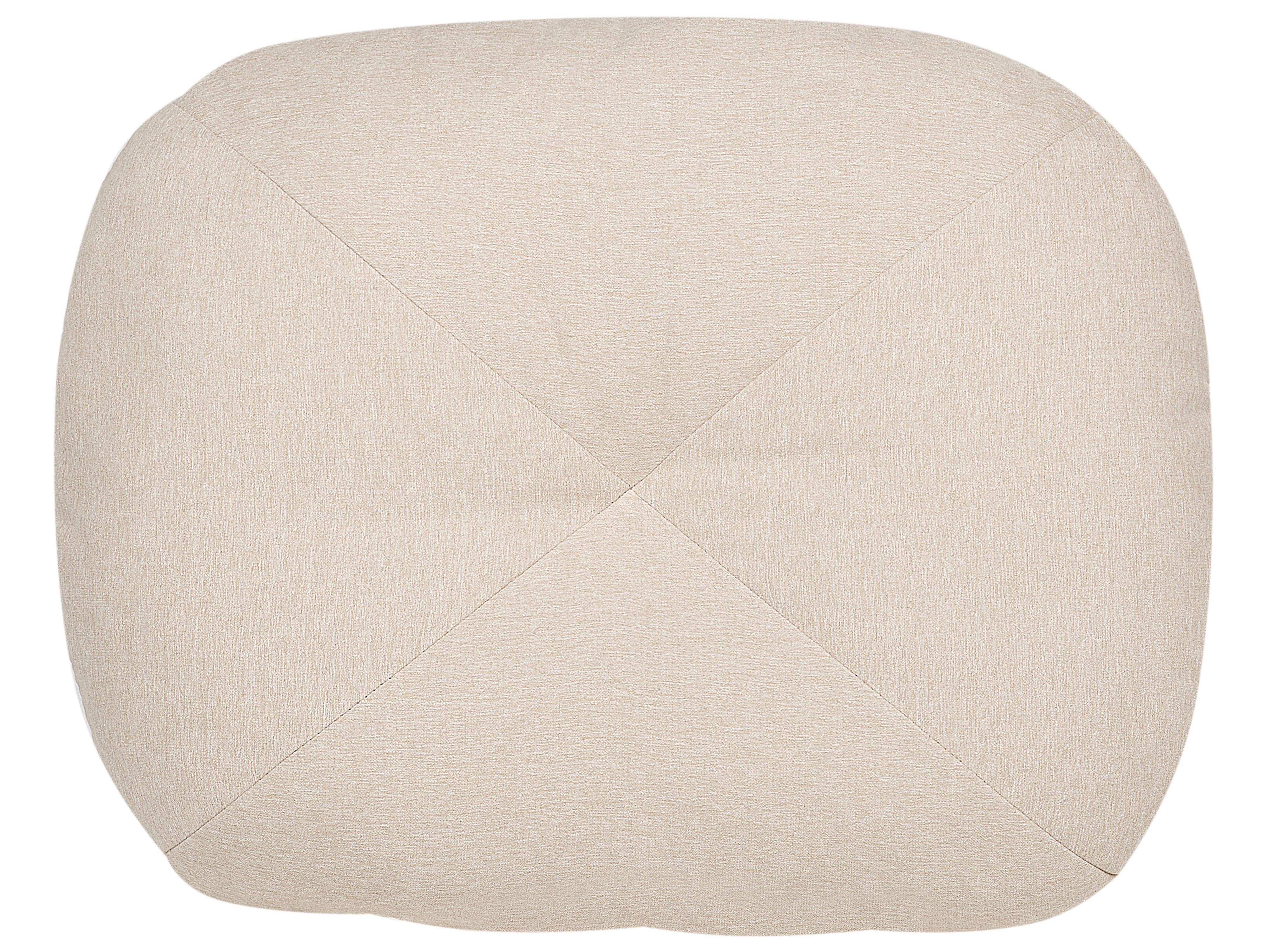 Eenpersoons slaapbank OLDEN Stof Lichtbeige