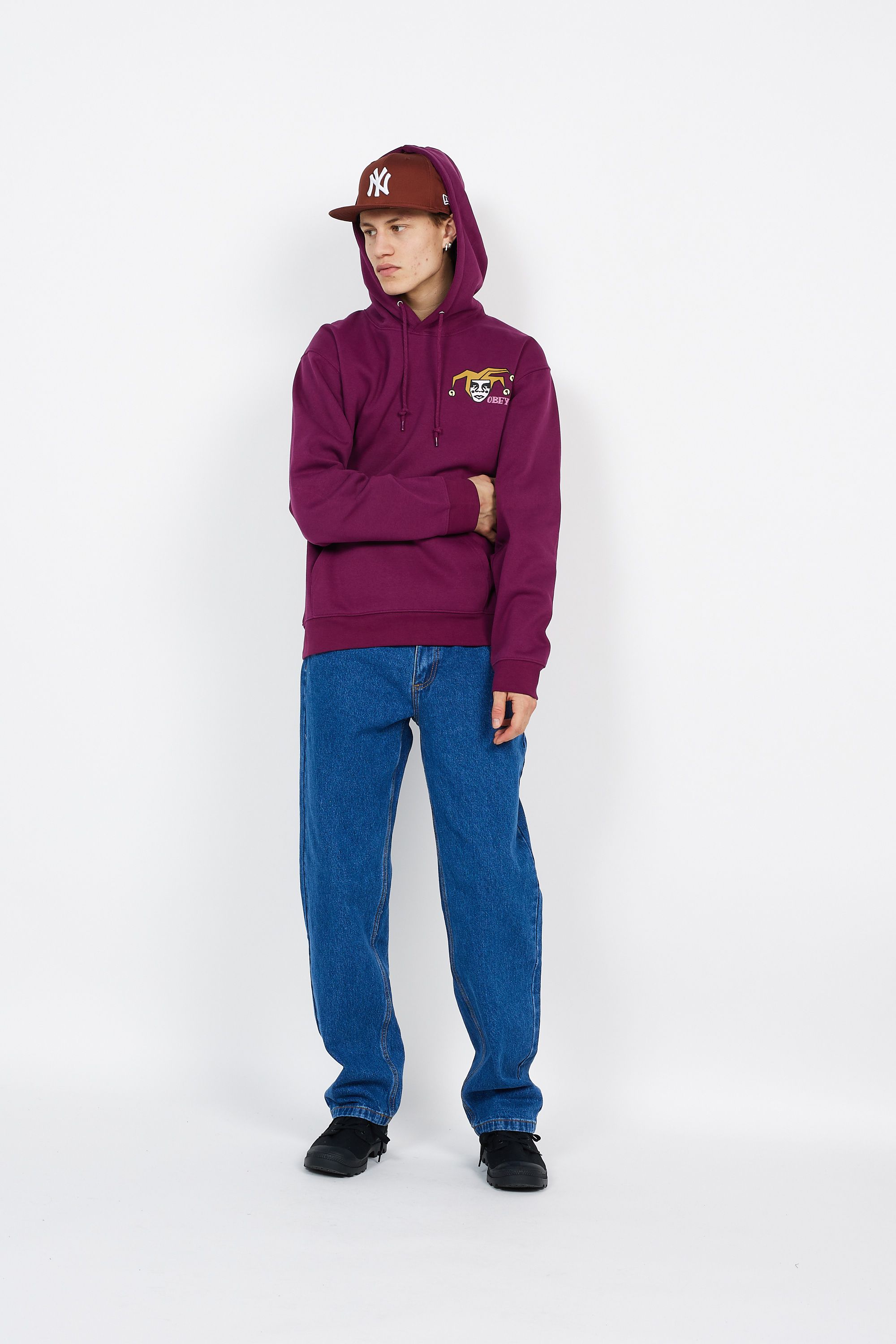 OBEY Hoodie Marron