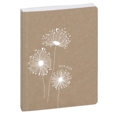 Agenda Green - 1 jour par page - 12 x 17 cm - ombellifères - exclusivité Bureau Vallée