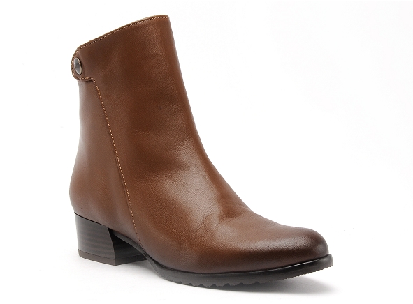 Golden brown boots bottine plates femme 500 marron