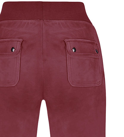 Juicy Couture Velours Hosen - Teil Ray - Tawny Port