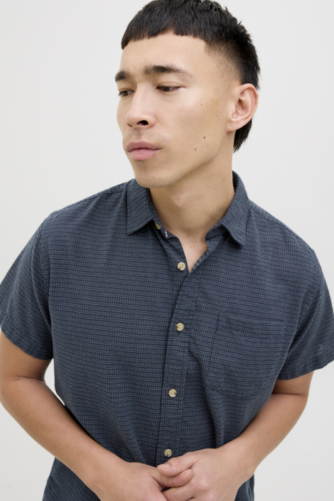 Jack & Jones blauwe heren overhemd