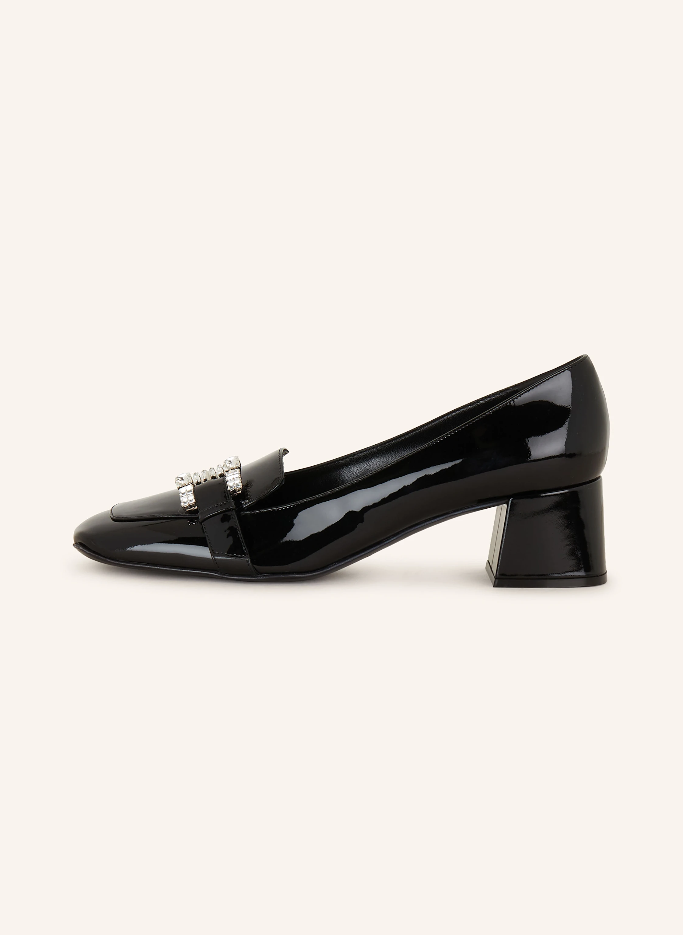 sergio rossi Lack-Pumps PUMP 45 mit Schmucksteinen