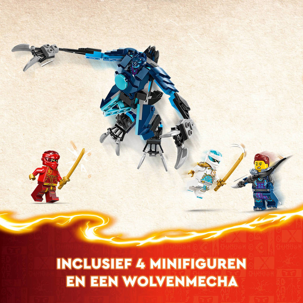 Nog niet gebouwdKai's elementaire vuurmecha Actiefiguur Speelgoed voor Rollenspellen 71808