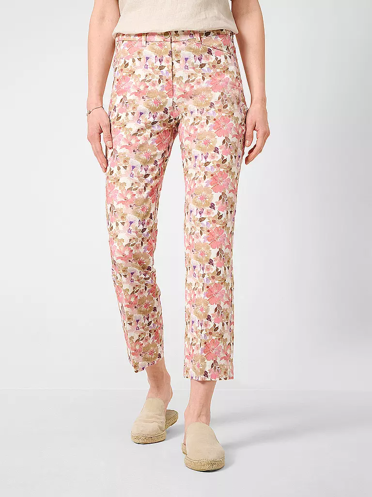 RAPHAELA BY BRAX Hose Flared Fit LORELLA KICK koralle