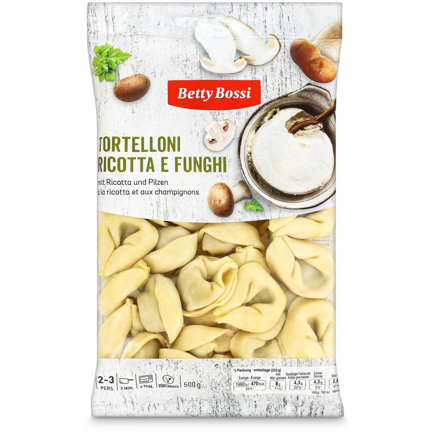 Betty Bossi Tortelloni Funghi