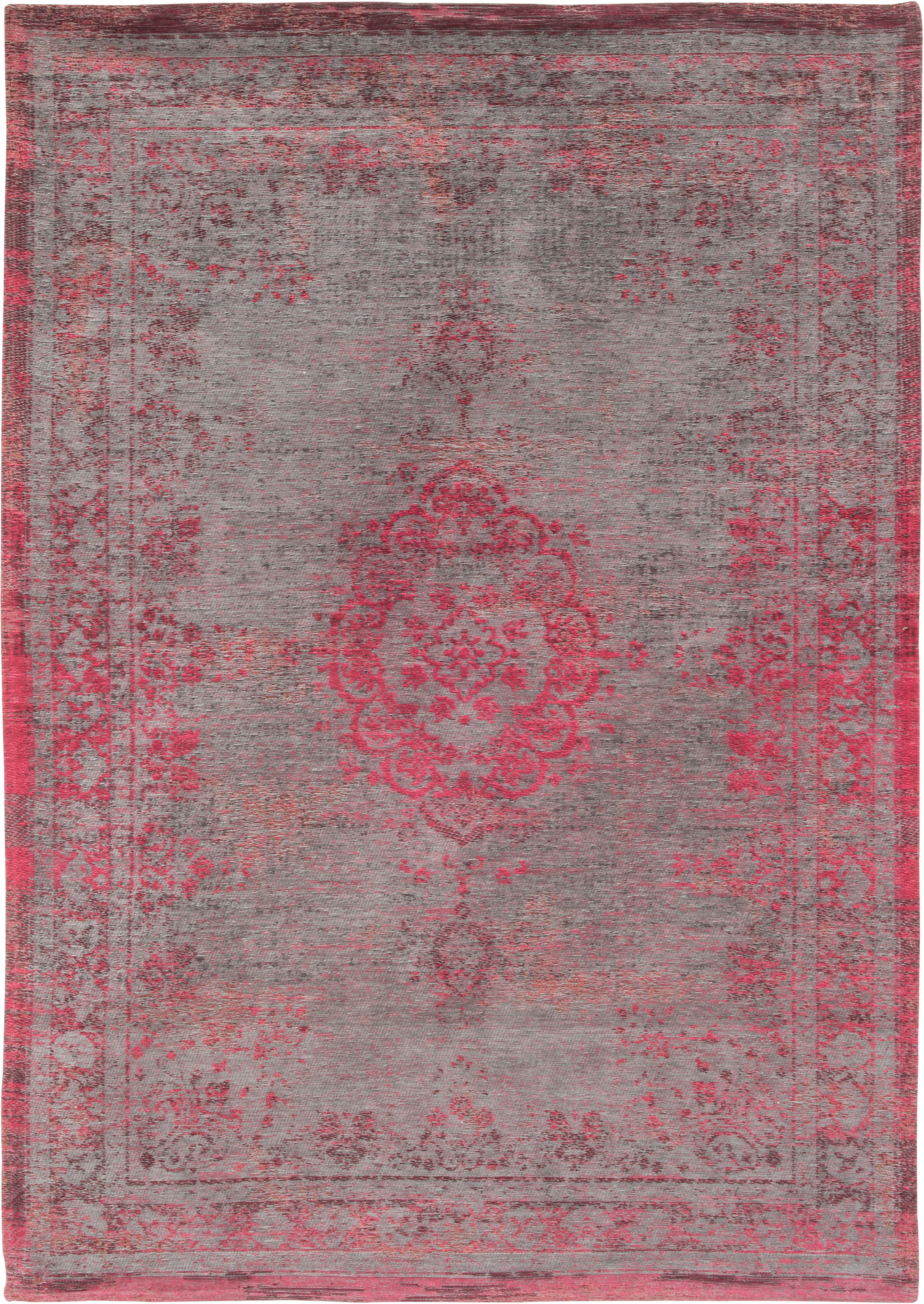 Ecorugs vloerkleed Medallion roze 170x240 cm