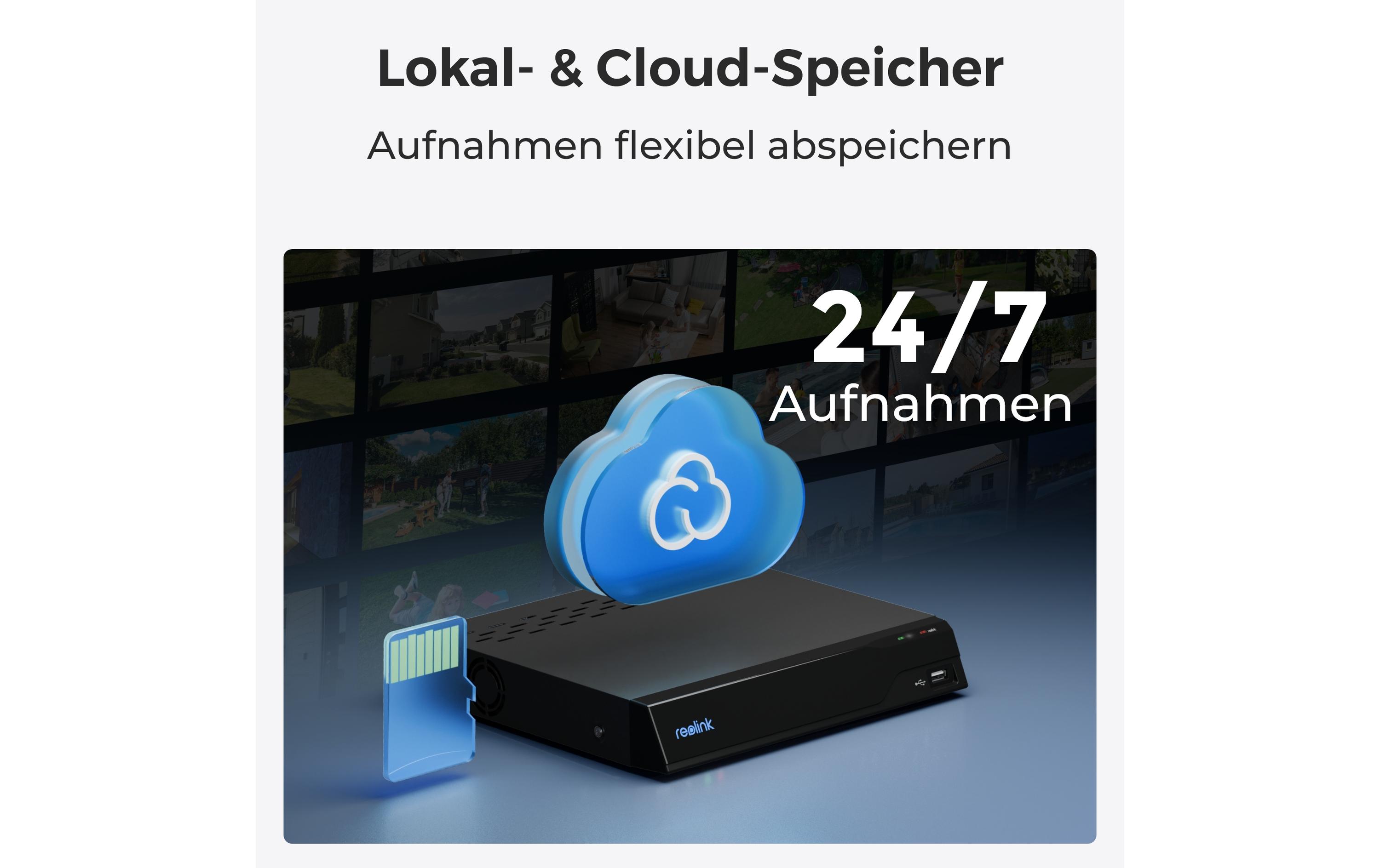 Netzwerkkamera E330 SchwarzKompakte & Smarte Indoor Kamera mit Schwenk & Neige