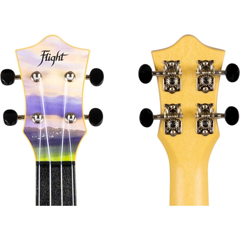 Flight Travel Series TUS40 View sopraan ukelele met gigbag