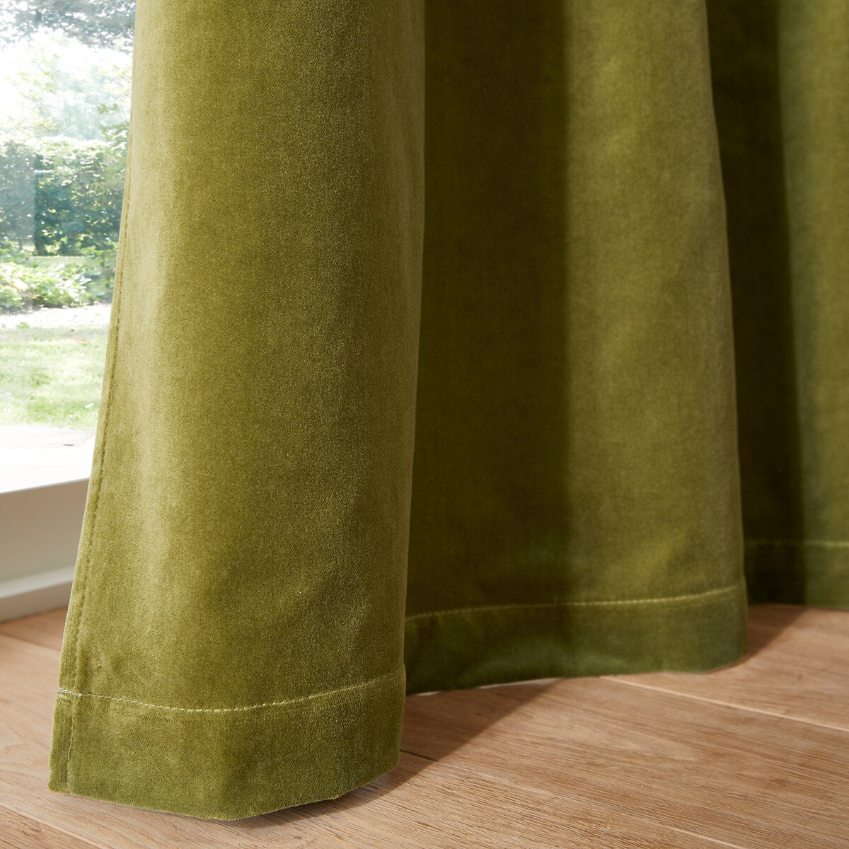 LA REDOUTE INTERIEURS<br>Cortina de veludo com ilhós Veludo