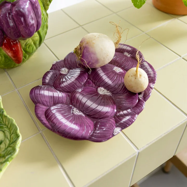 &klevering - Legume Servierplatte Pepper, 21,5 x 27,5 cm, mehrfarbig