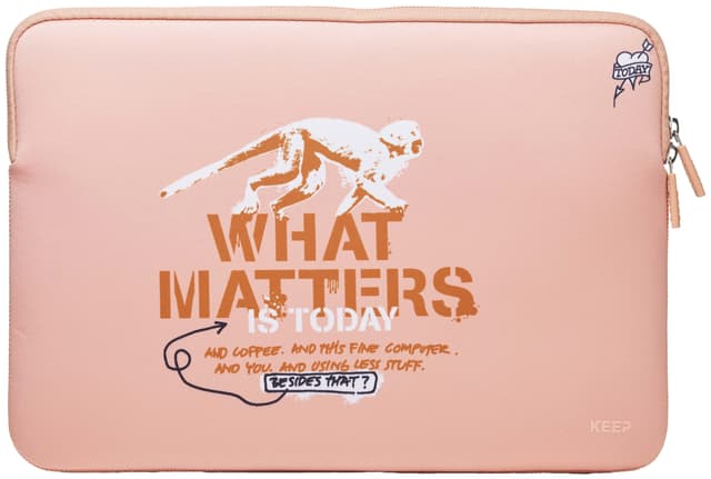 KEEP 13,3’’ neopren laptop-sleeve (monkey coral)