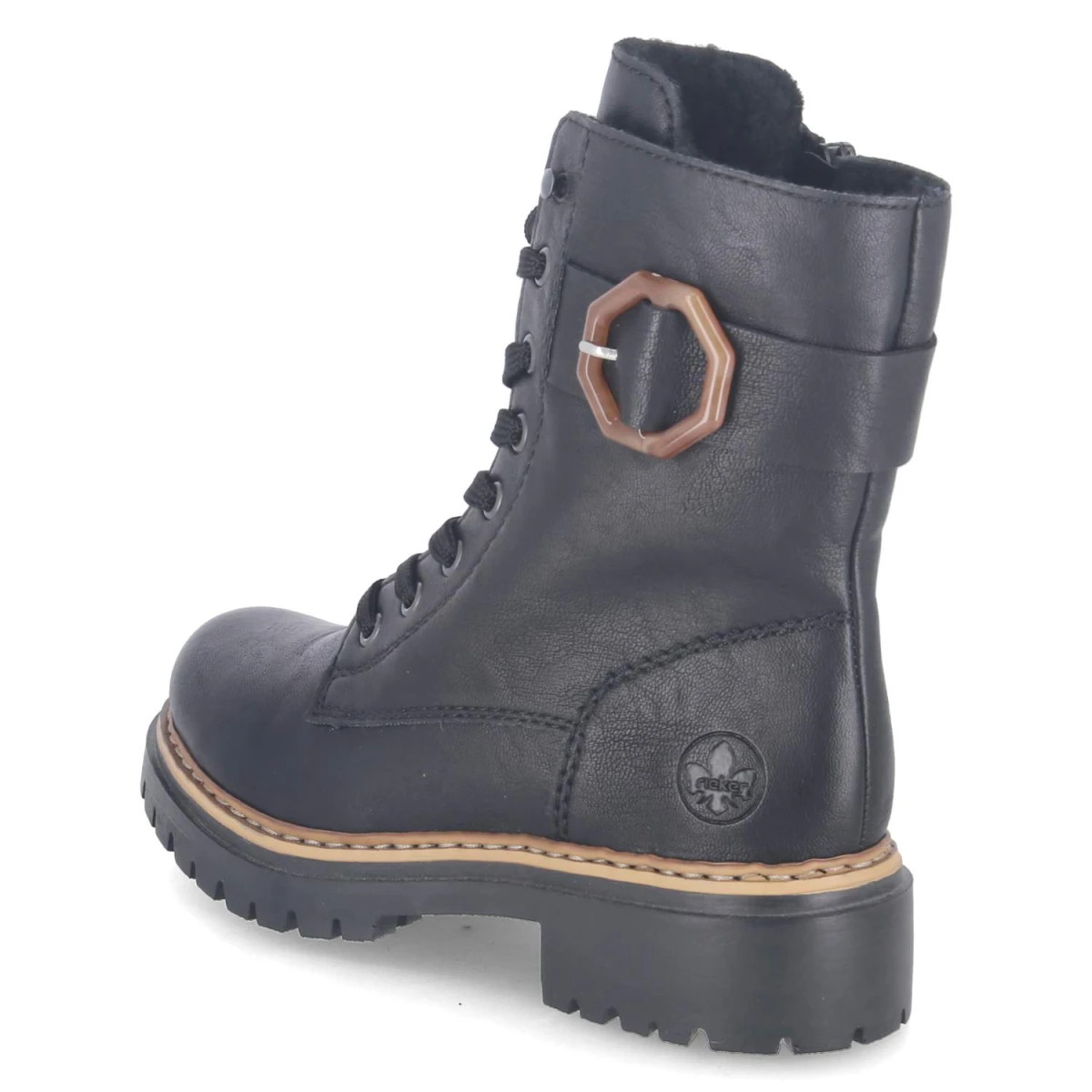 RiekerSchnürboots - schwarz
