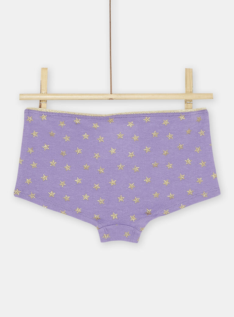 Lot de 5 shortys multicolores fille