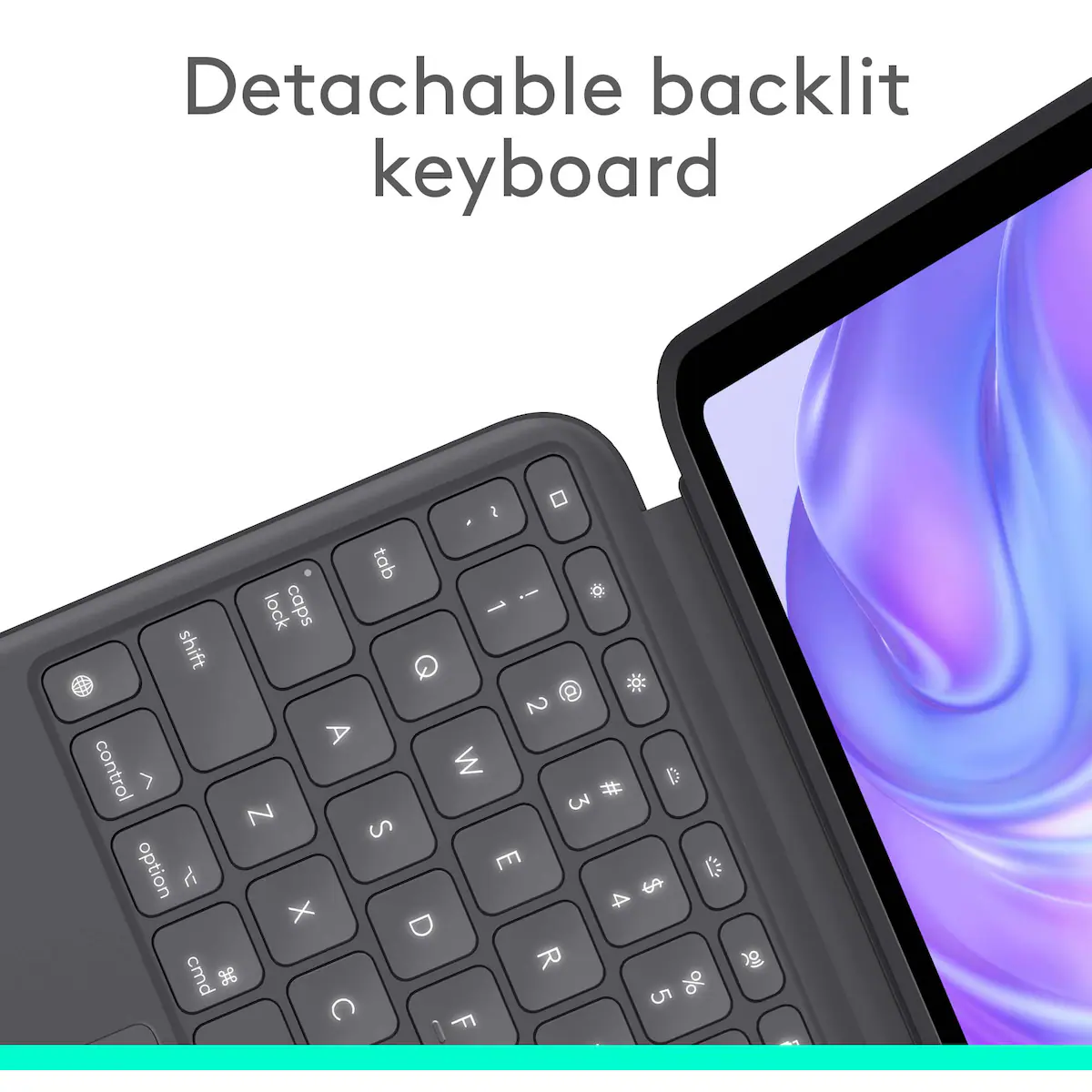 Logitech Combo Touch tastaturdeksel for iPad Pro 11 (M4) (grafitt)