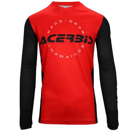 Maillot cross Acerbis MX J-TRACK INC. 2024 - Rouge / Noir