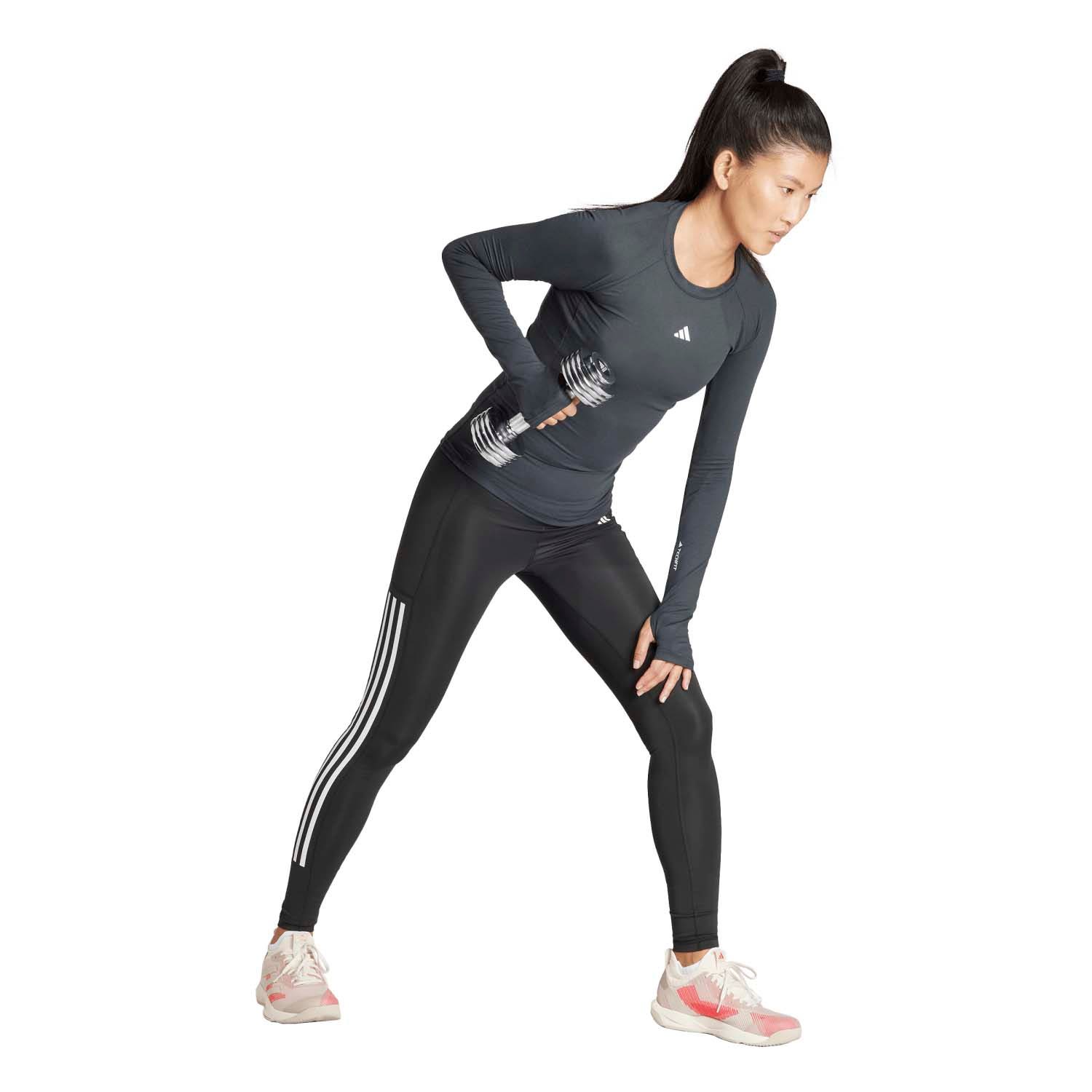 adidas  Techfit Trainingsshirt met Lange Mouwen