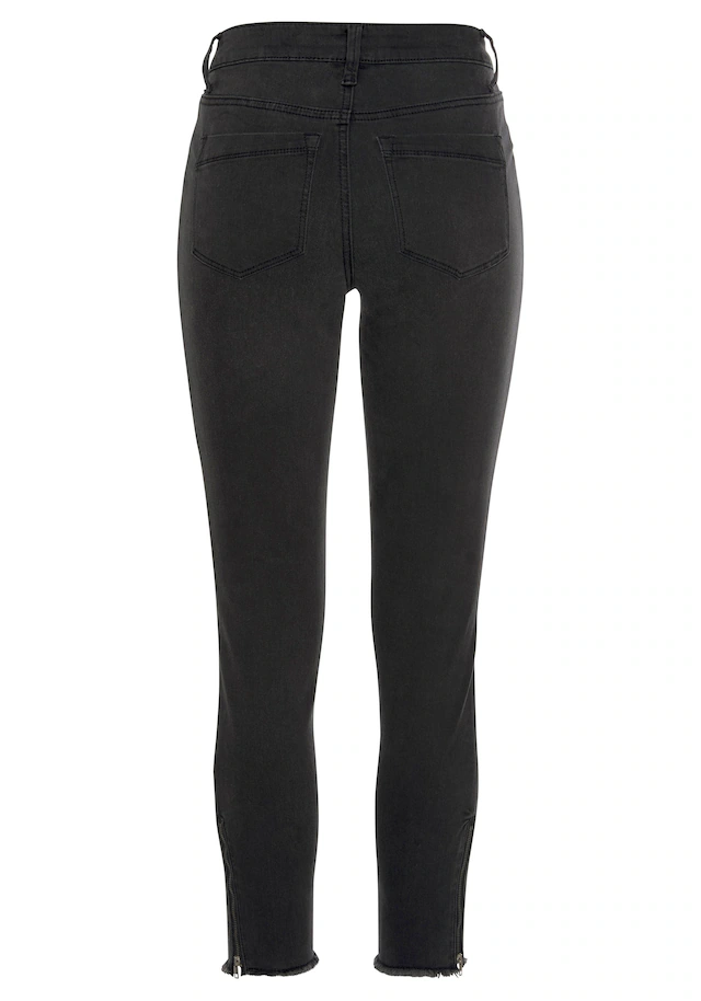 LASCANA Jeggings  mit Reissverschlüssen am Saum, Skinny, elastische Qualität, modisch