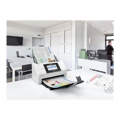Epson WorkForce DS-790WN - scanner de documents - 600 dpi x 600 dpi A4 - USB 3.0, Gigabit LAN, Wi-Fi(n), USB 2.0 (Host)
