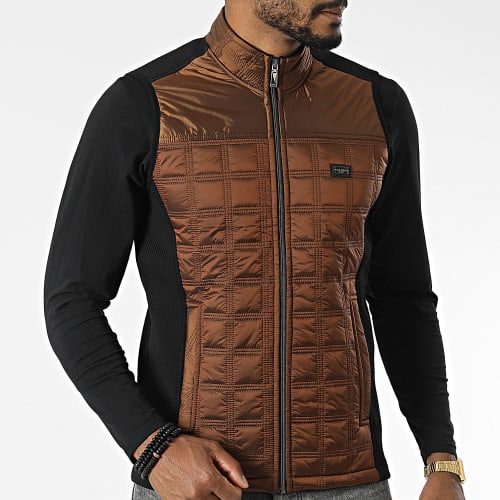 Veste Zippée Sans Manches BLC22K15 Noir Marron