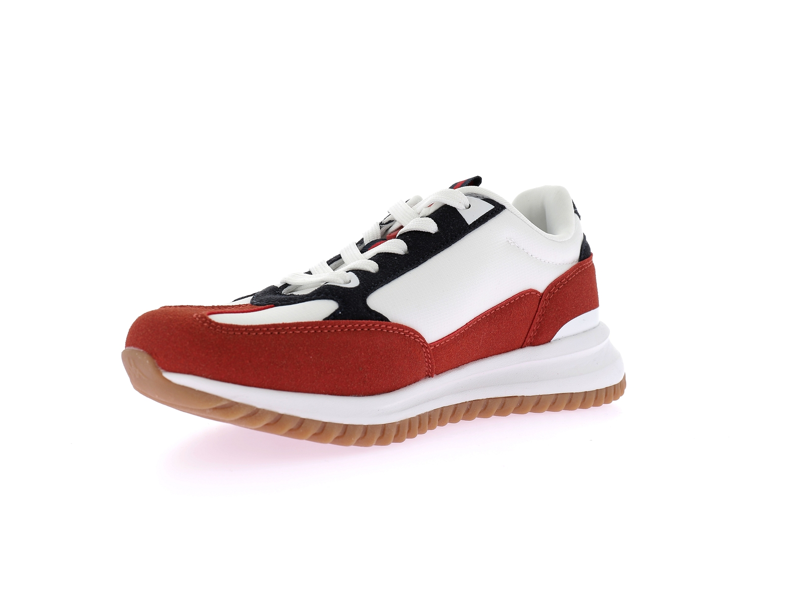 Kappa-ARKLOW JR LACE Matières combinées Blanc Rouge