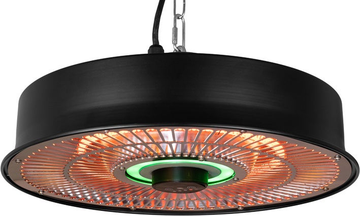 Eurom partytent heater 1500 RC zwart 43 x 43 x 10 cm