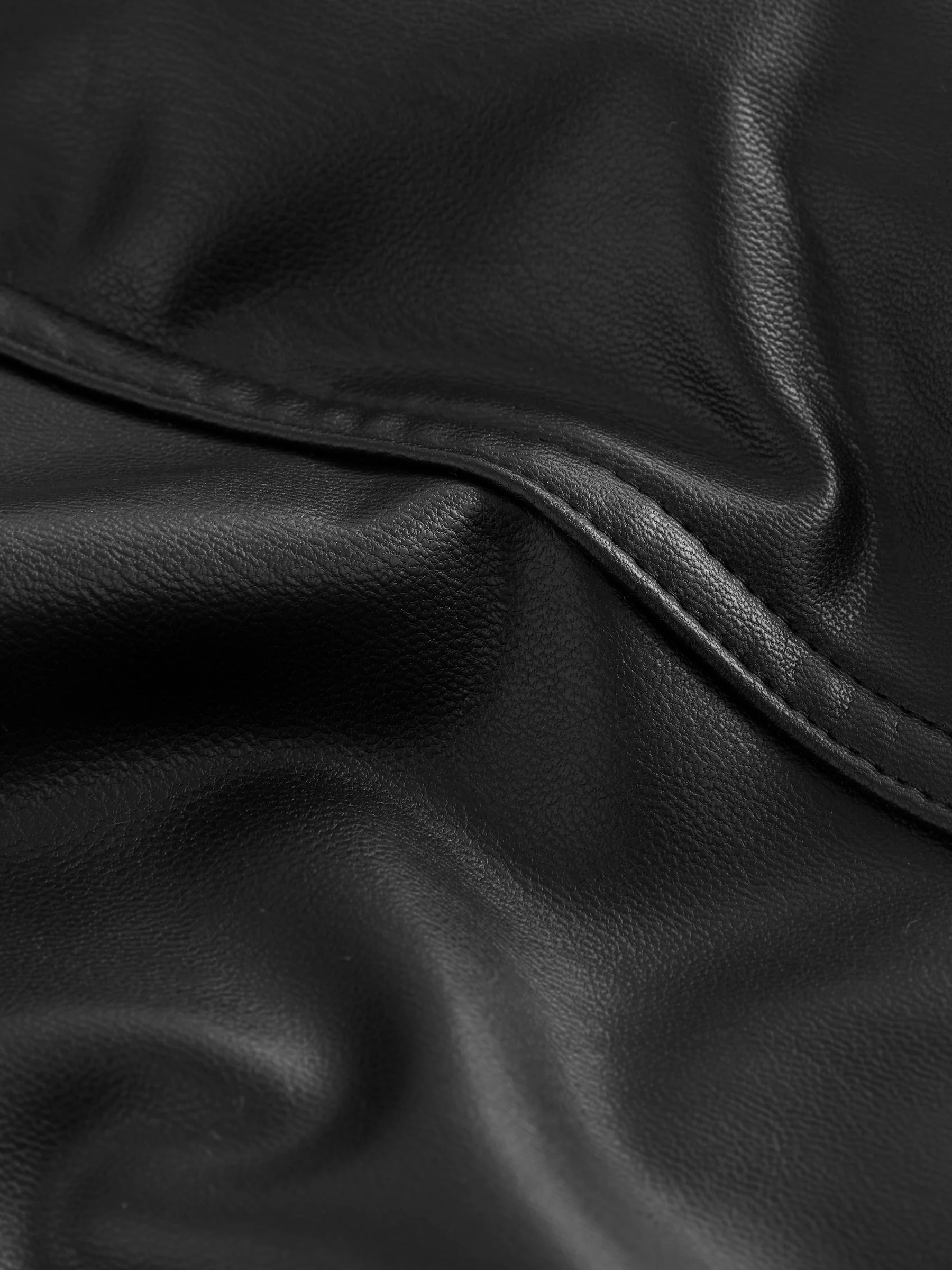 Zwart - Imitatieleren legging