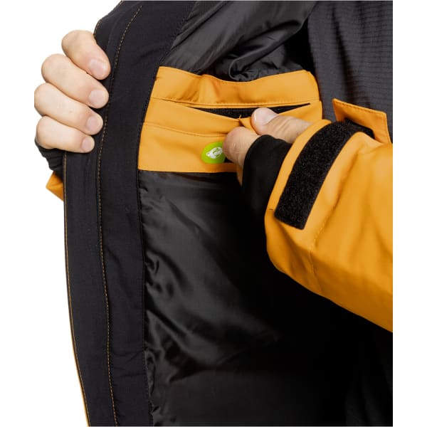 Veste de ski QUIKSILVER MISSION SOLID JK ORANGE PEPPER