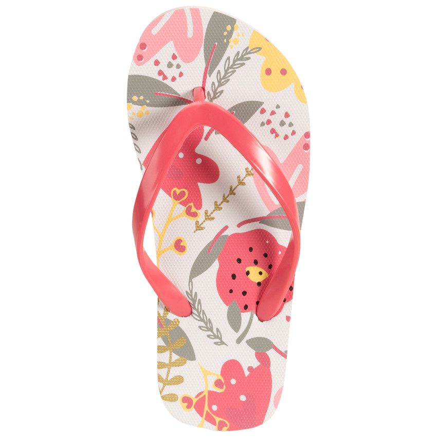 Tongs imprimé floral pour fille