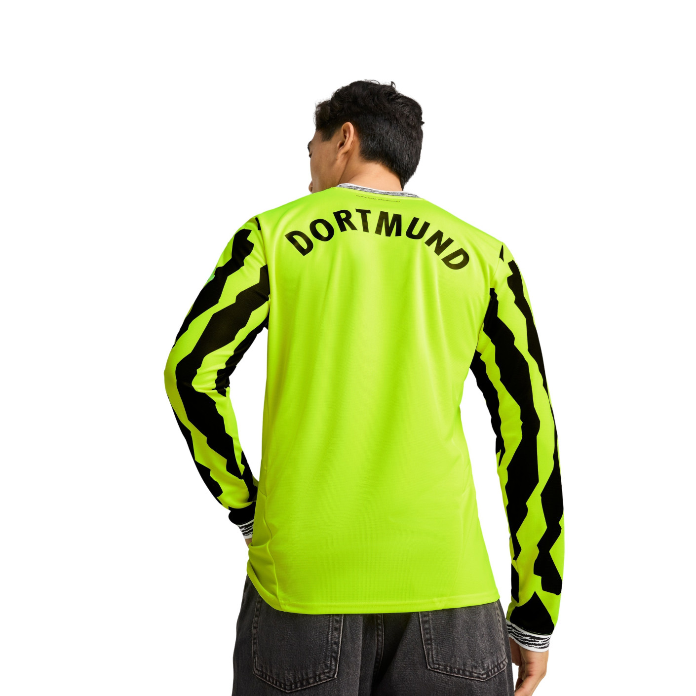 PUMA Borussia Dortmund Anniversary Shirt 2024-2025 Lange Mouwen Geel Zwart