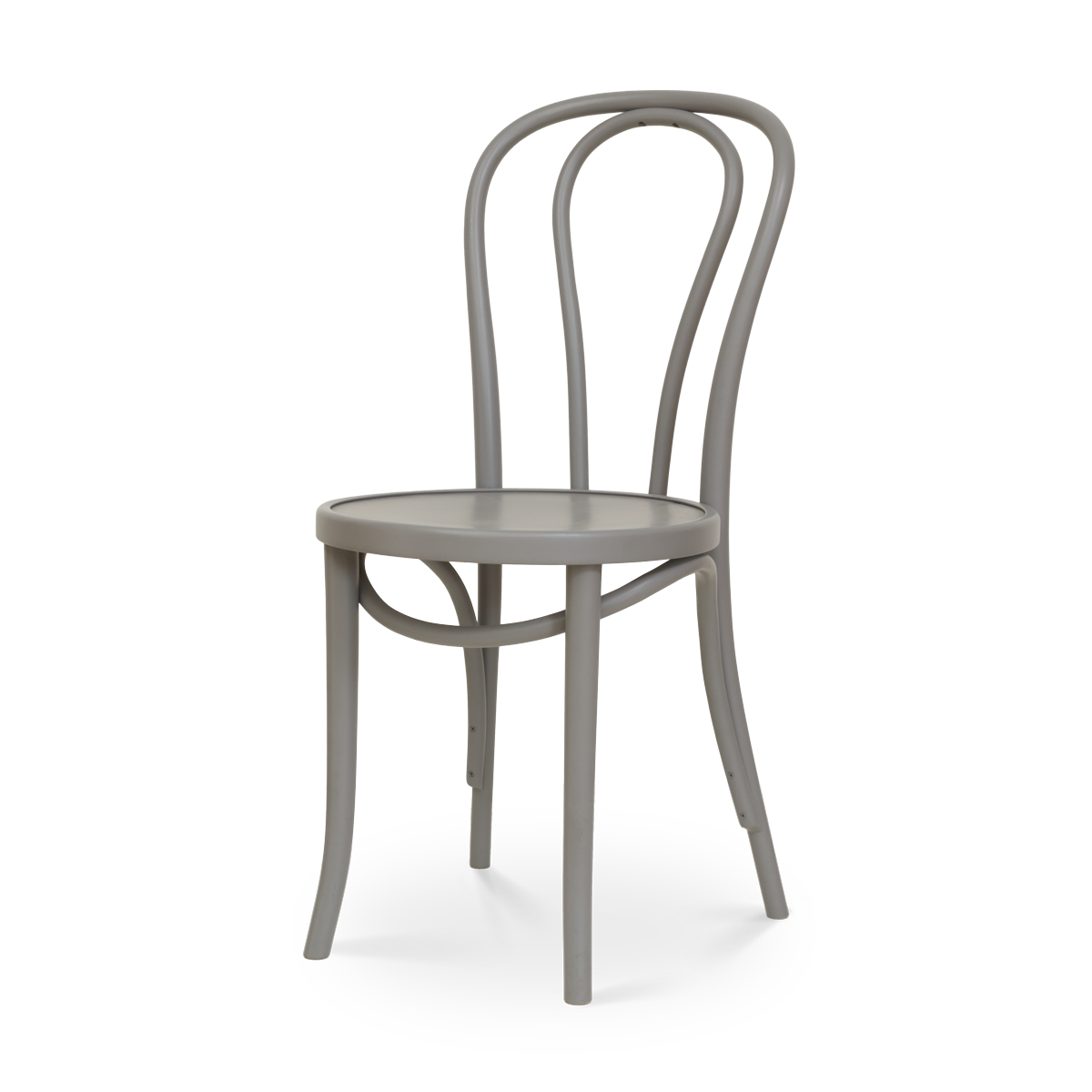Houten bistrostoel Vienna Thonet No. 18 - grijs