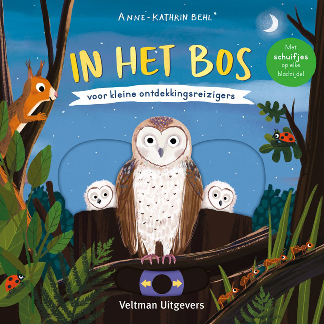 Veltman uitgevers schuifboekje in het bos