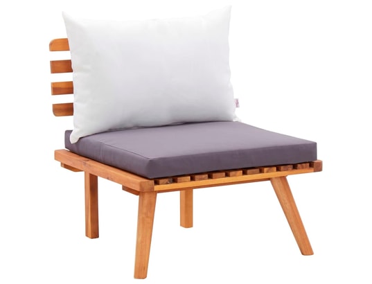 LES TENDANCES - Salon extérieur Salon de jardin-blanc-3 places-60x65x65-409762