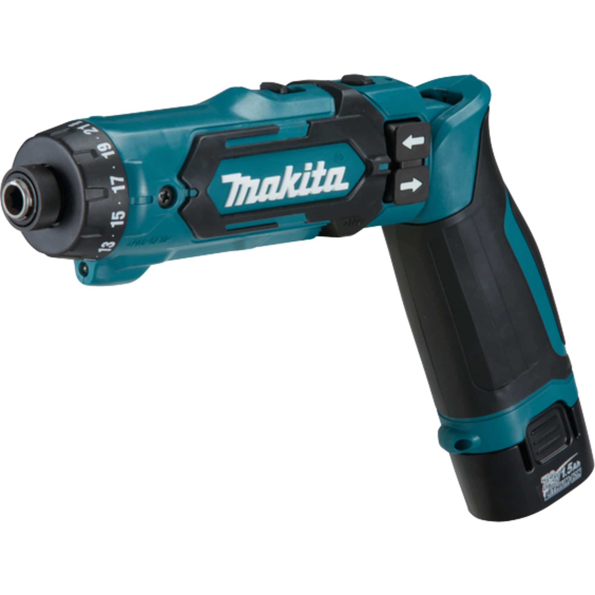 Makita Bohrschrauber Akku-Knickschrauber DF012DSE, 7,2Volt