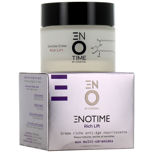 Crème anti-âge nourrissante aux multi-céramides Enotime Crème Rich Lift