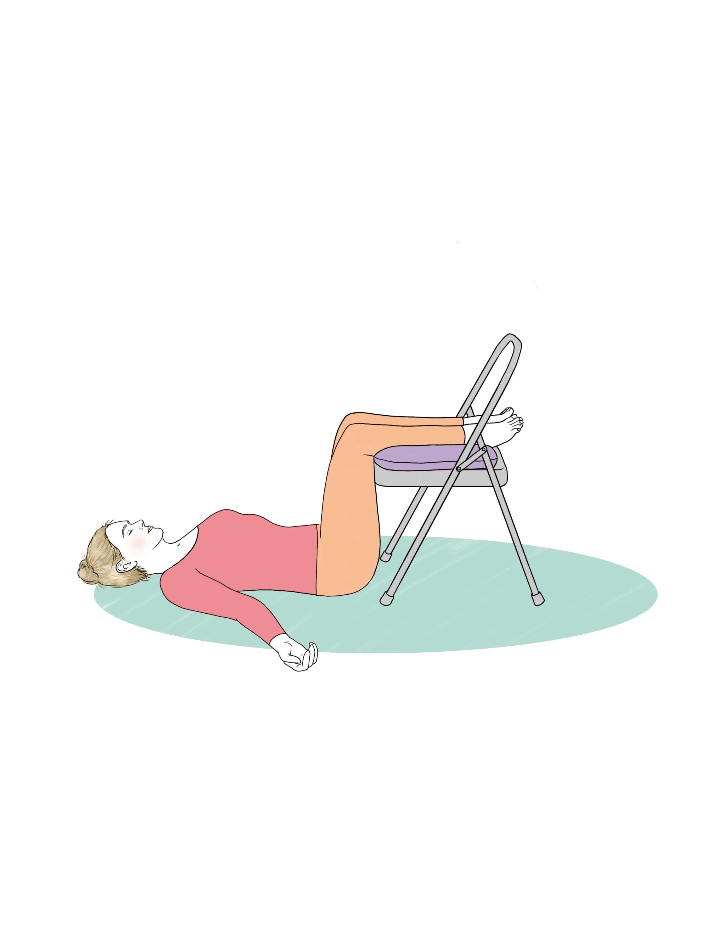 Yoga mit dem Stuhl