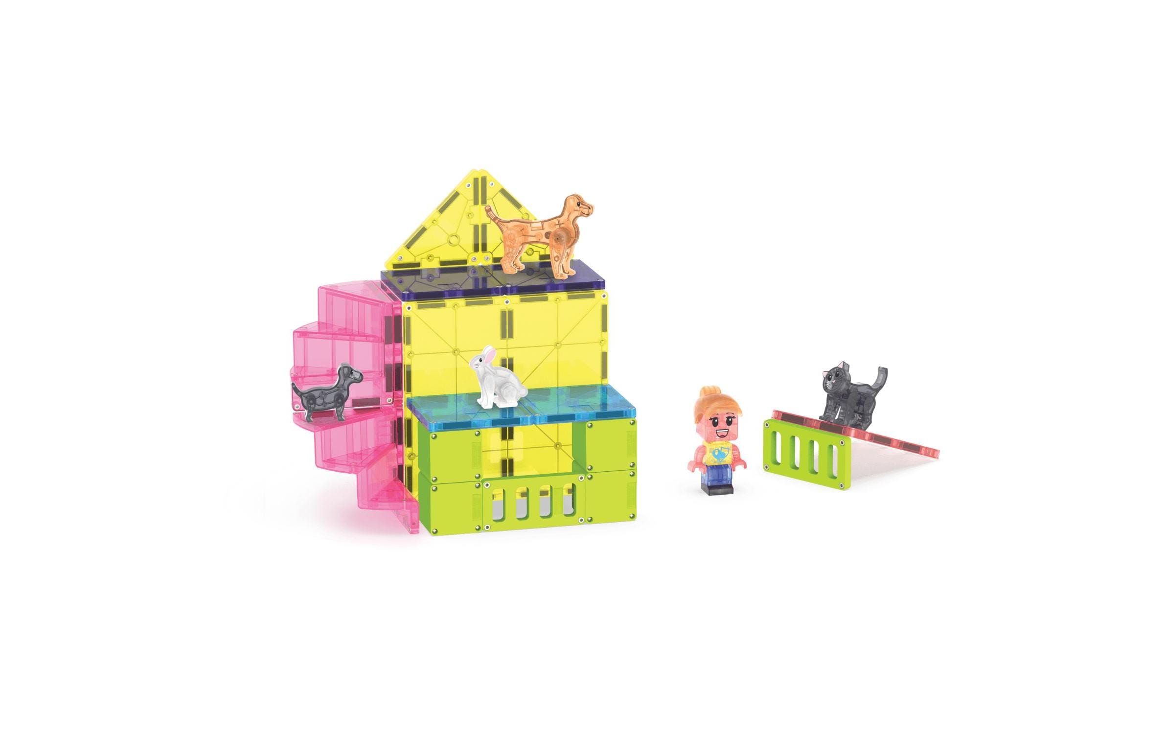 Pet Playhouse 50 TeileBau-Set mit 50 magnetischen Teilen