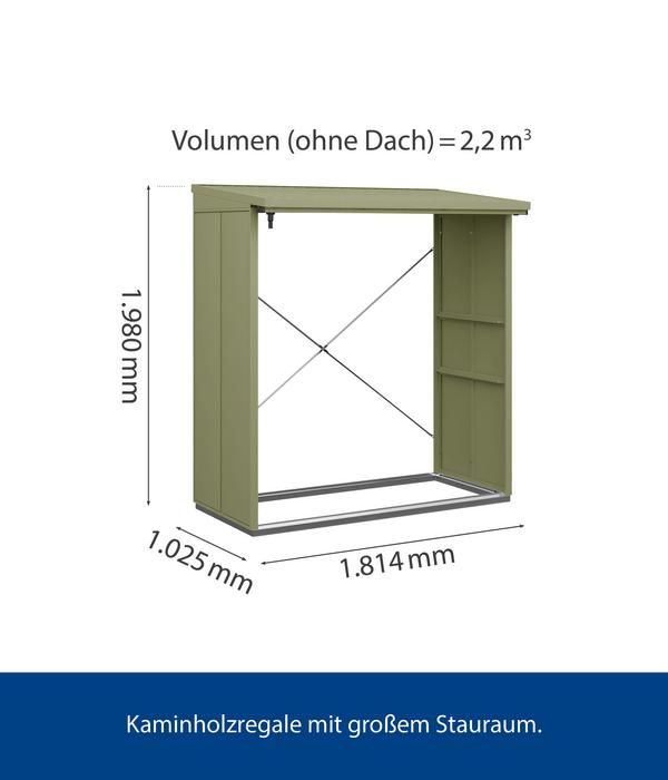 Hörmann Berry-Kaminholzregal Modern