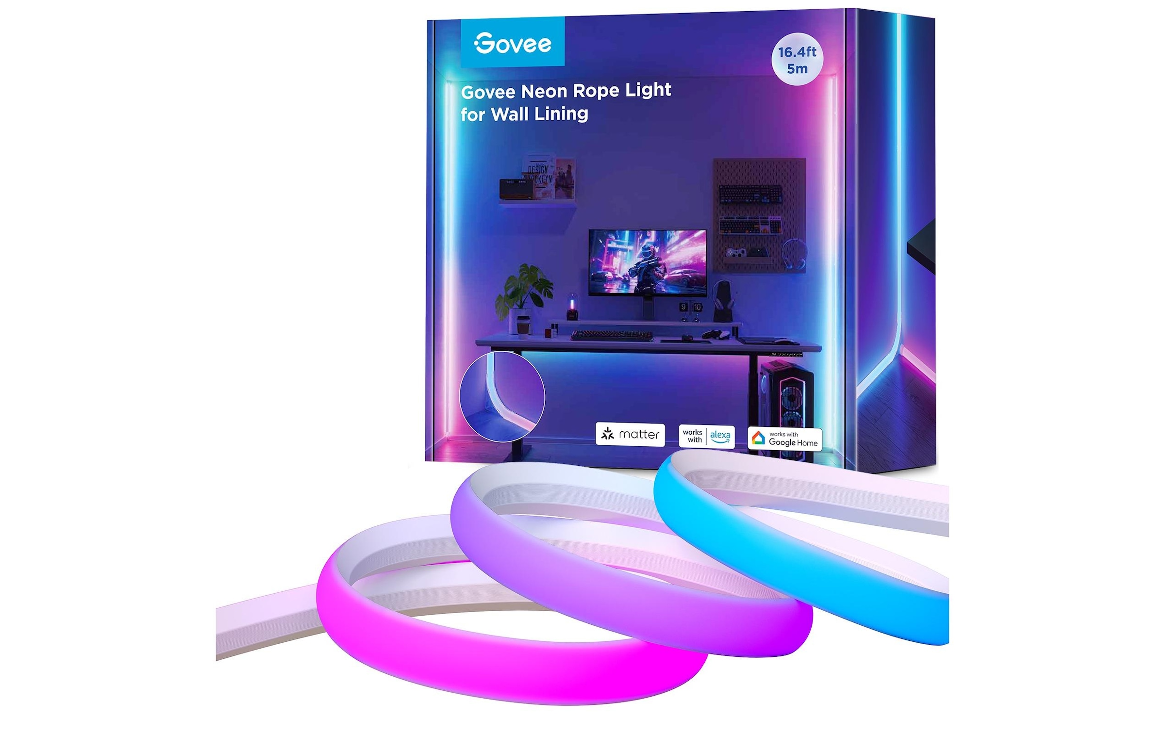 Govee LED Wandleuchte »RGBIC« Farbwechsler