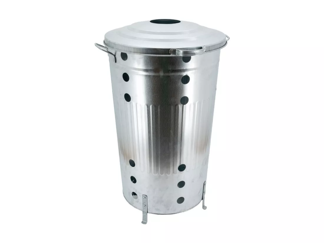 Composteur de jardin en métal galvanisé 90 L