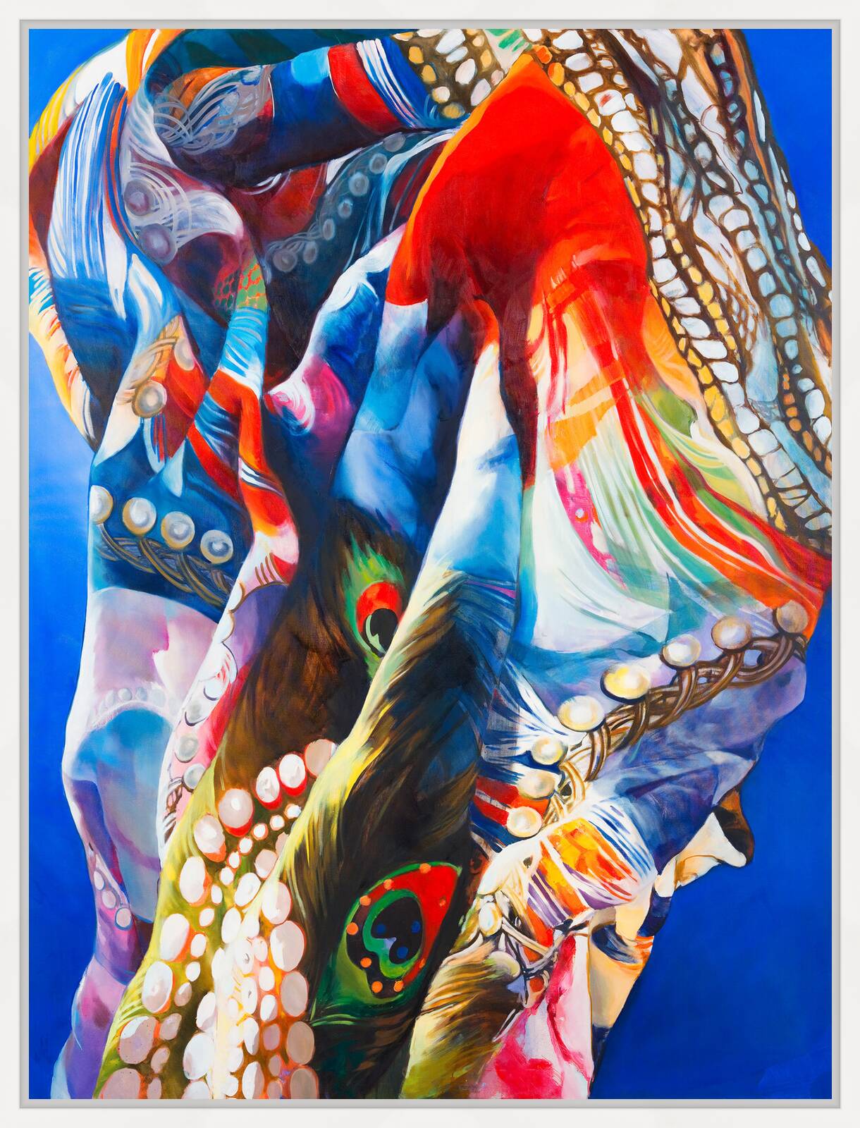 Windtorn Arabesque Silk Robe by Boglárka Nagy - Limited Edition. Edition of: 200. Signed.