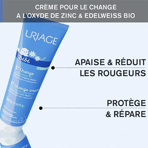 Uriage Baby Primeira Troca de Fralda Calmante Reparador Alta Tolerância 100ml