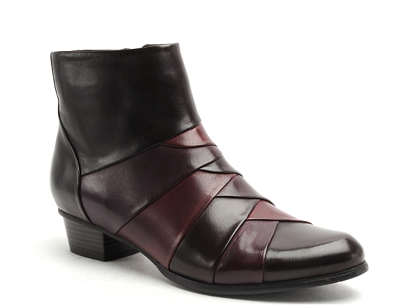 Regarde le ciel boots bottine plates femme stefany 172 marron